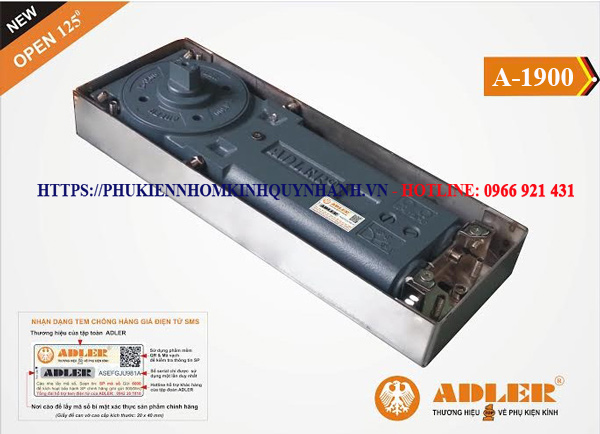 Bản lề sàn ADLER A-1900 1 Bản lề sàn ADLER A-1900 1