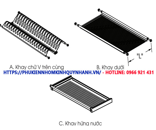 Quỳnh Anh phân phối phụ kiện tủ bếp Kadilux chính hãng giá tốt toàn quốc 1