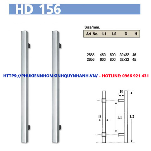 Tay nắm cửa VVP HD 156 1