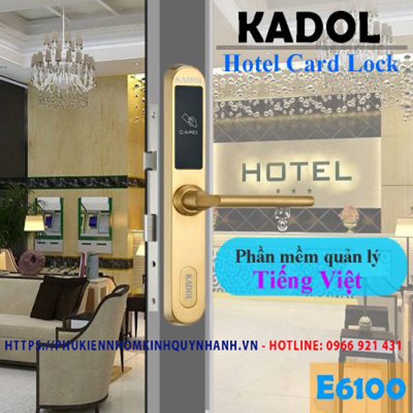 Ưu điểm của khóa thẻ từ Kadol E6100 1