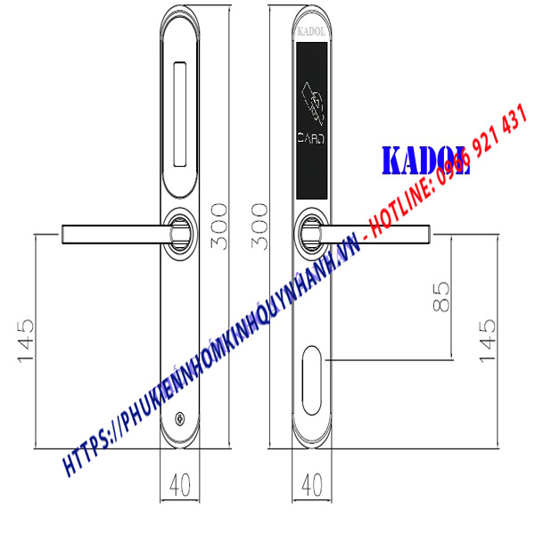 Ưu điểm của khóa thẻ từ Kadol E6100 2