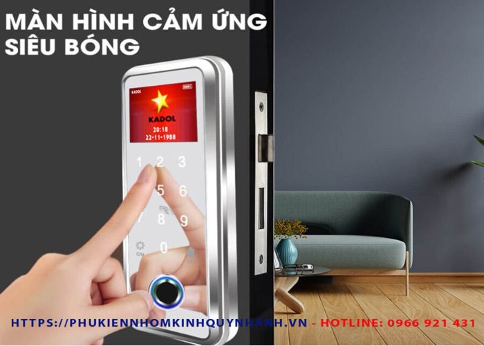 1. Thiết kế khóa điện tử Kadol K899 sang trọng, nhỏ gọn 2