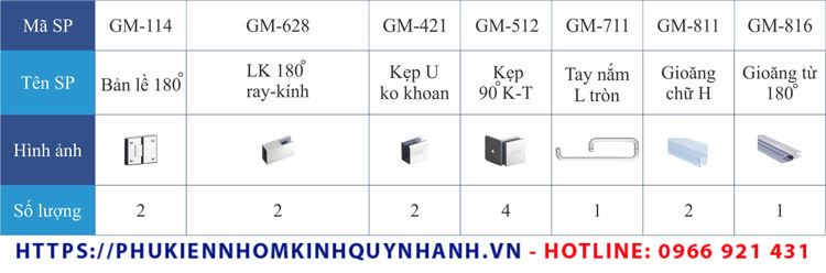 Set 17 phụ kiện Gymek cabin 180 độ gồm những gì? 1 Set 17 phụ kiện Gymek cabin 180 độ gồm những gì? 1