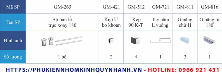 Chi tiết Set 18 phụ kiện Gymek cabin 180 độ hệ trục xoay 1 Chi tiết Set 18 phụ kiện Gymek cabin 180 độ hệ trục xoay 1