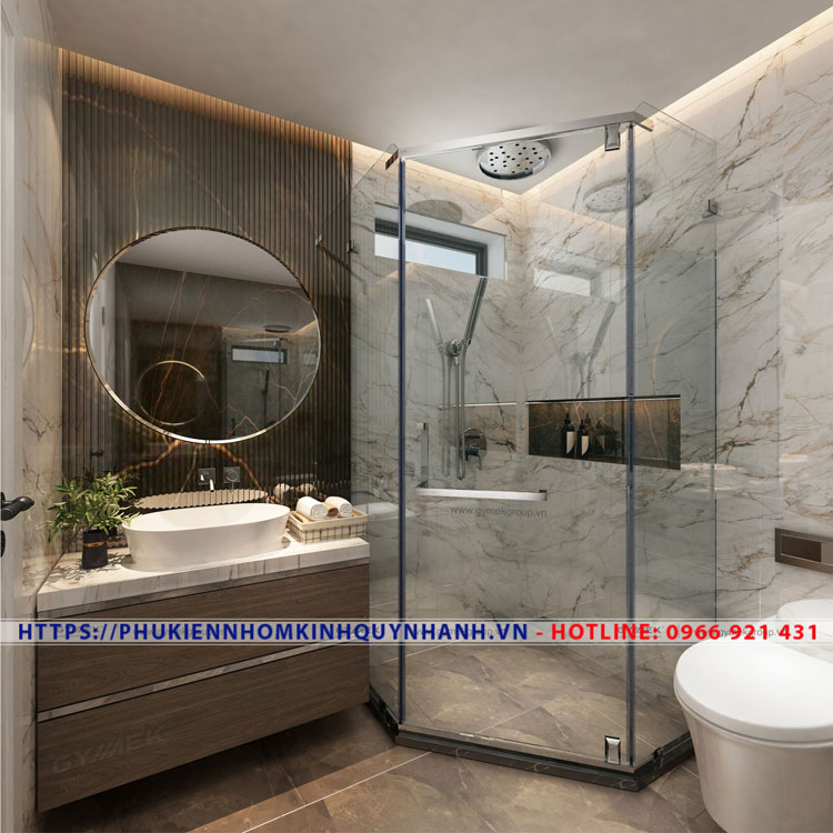 Set phụ kiện Gymek phòng tắm kính 135 độ bản lề trục xoay 1 Set 30 phụ kiện Gymek phòng tắm kính 135 độ bản lề trục xoay