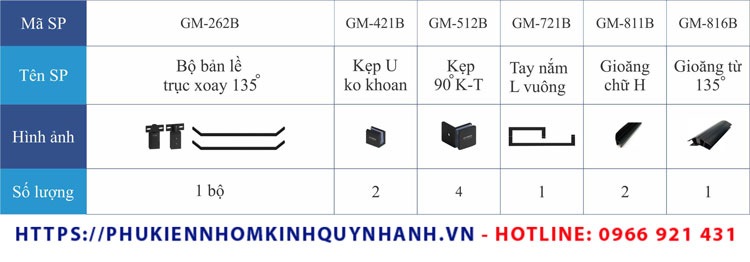 Chi tiết bộ phụ kiện trong set 37 Gymek phòng tắm kính 135 độ hệ bản lề trục xoay màu đen mờ 1 Chi tiết bộ phụ kiện trong set 37 Gymek phòng tắm kính 135 độ hệ bản lề trục xoay màu đen mờ 1