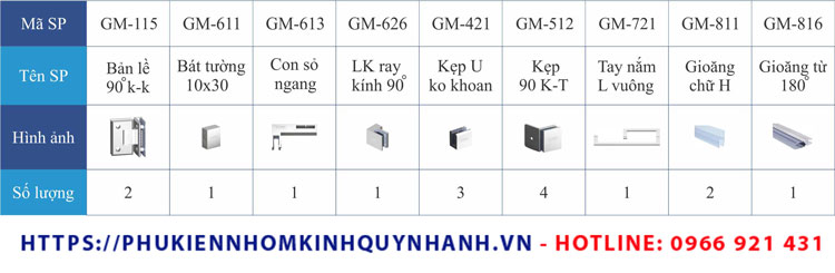 Set 43 phụ kiện Gymek cabin 90 độ K-K gồm những gì? 1 Set 43 phụ kiện Gymek cabin 90 độ K-K gồm những gì? 1