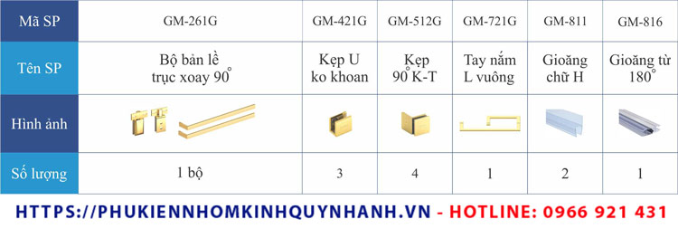 Bộ phụ kiện Gymek phòng tắm kính 90 độ K-K hệ bản lề trục xoay gồm những gì? 2 Bộ phụ kiện Gymek phòng tắm kính 90 độ K-K hệ bản lề trục xoay gồm những gì? 2