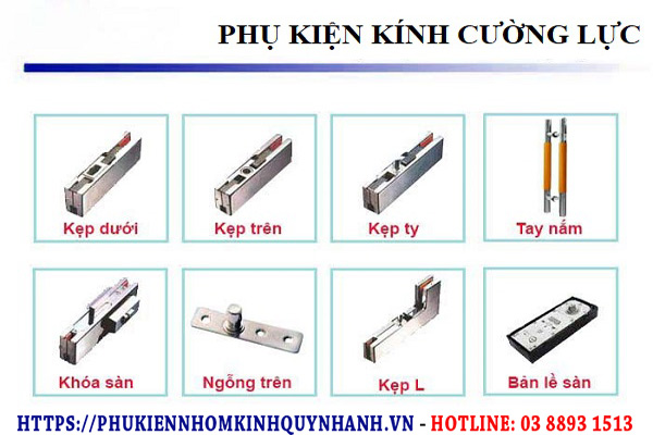 Phụ kiện cửa kính cường lực không thể thiếu khi lắp đặt 1 Phụ kiện cửa kính cường lực không thể thiếu khi lắp đặt 1