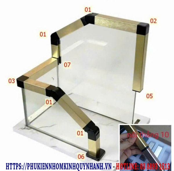 Cách chọn ke chuẩn cho tay vịn nhôm 3D dành cho thợ thi công! 1